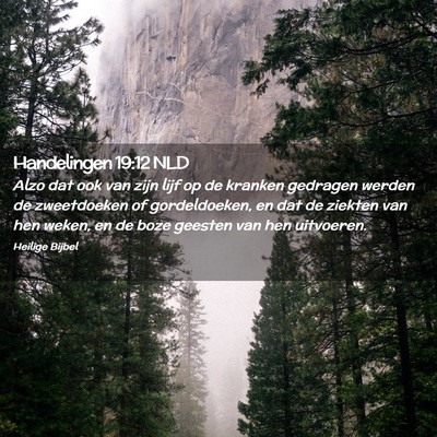 Picture 02 - Handelingen 19:12 NLD - Alzo dat ook van zijn lijf op de kranken gedragen - Bible Verse Picture