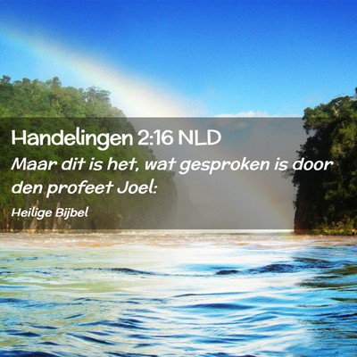 Picture 02 - Handelingen 2:16 NLD - Maar dit is het, wat gesproken is door den - Bible Verse Picture