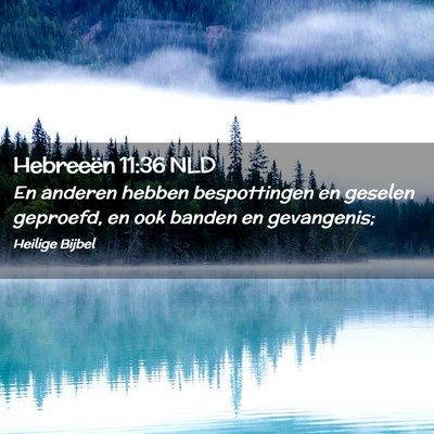 Picture 02 - Hebreeën 11:36 NLD - En anderen hebben bespottingen en geselen - Bible Verse Picture