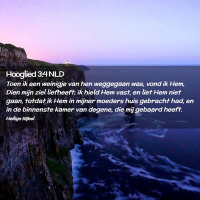 Picture 02 - Hooglied 3:4 NLD - Toen ik een weinigje van hen weggegaan was, vond - Bible Verse Picture