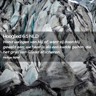 Picture 02 - Hooglied 6:5 NLD - Wend uw ogen van Mij af, want zij doen Mij geweld - Bible Verse Picture