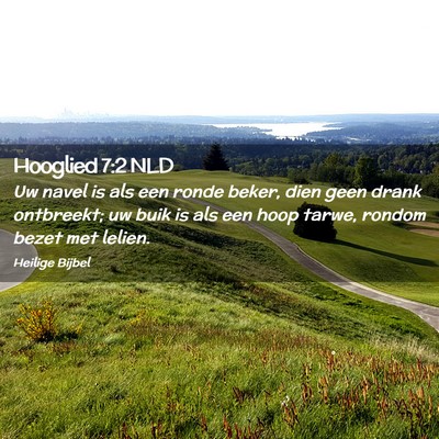 Picture 02 - Hooglied 7:2 NLD - Uw navel is als een ronde beker, dien geen drank - Bible Verse Picture