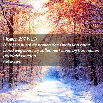 Picture 02 - Hosea 2:17 NLD - (2:16) En Ik zal de namen der Baals van haar mond - Bible Verse Picture