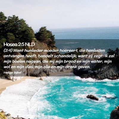 Picture 02 - Hosea 2:5 NLD - (2:4) Want hunlieder moeder hoereert, die - Bible Verse Picture