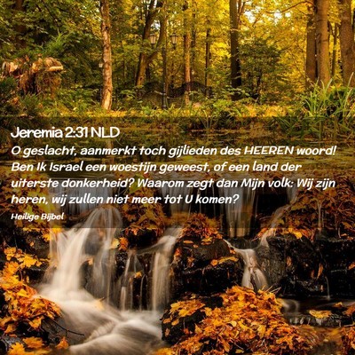 Picture 02 - Jeremia 2:31 NLD - O geslacht, aanmerkt toch gijlieden des HEEREN - Bible Verse Picture