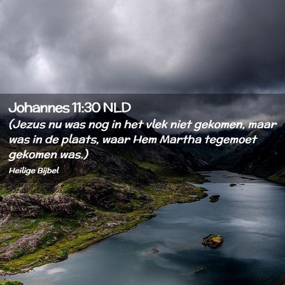Picture 02 - Johannes 11:30 NLD - (Jezus nu was nog in het vlek niet gekomen, maar - Bible Verse Picture