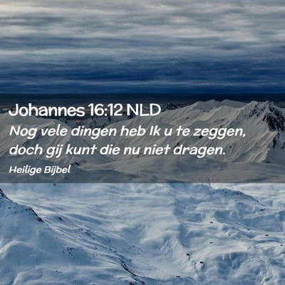 Picture 02 - Johannes 16:12 NLD - Nog vele dingen heb Ik u te zeggen, doch gij kunt - Bible Verse Picture