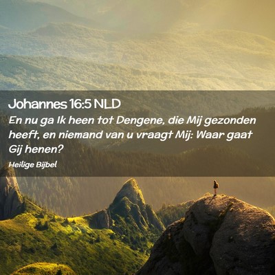 Picture 02 - Johannes 16:5 NLD - En nu ga Ik heen tot Dengene, die Mij gezonden - Bible Verse Picture