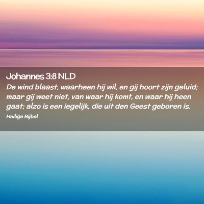 Picture 02 - Johannes 3:8 NLD - De wind blaast, waarheen hij wil, en gij hoort - Bible Verse Picture