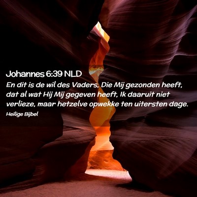 Picture 02 - Johannes 6:39 NLD - En dit is de wil des Vaders, Die Mij gezonden - Bible Verse Picture