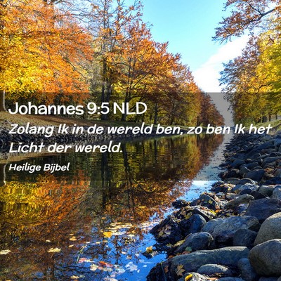 Picture 02 - Johannes 9:5 NLD - Zolang Ik in de wereld ben, zo ben Ik het Licht - Bible Verse Picture
