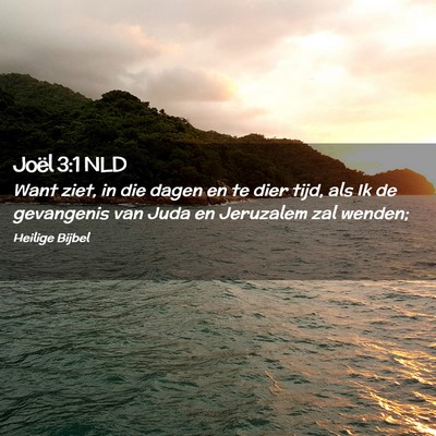 Picture 02 - Joël 3:1 NLD - Want ziet, in die dagen en te dier tijd, als Ik - Bible Verse Picture