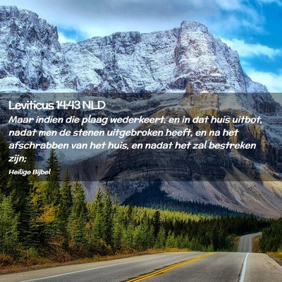 Picture 02 - Leviticus 14:43 NLD - Maar indien die plaag wederkeert, en in dat huis - Bible Verse Picture