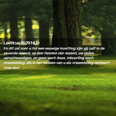 Picture 02 - Leviticus 16:29 NLD - En dit zal voor u tot een eeuwige inzetting zijn: - Bible Verse Picture