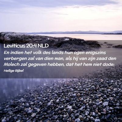 Picture 02 - Leviticus 20:4 NLD - En indien het volk des lands hun ogen enigszins - Bible Verse Picture
