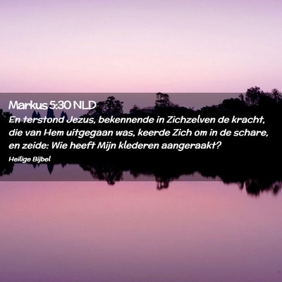 Picture 02 - Markus 5:30 NLD - En terstond Jezus, bekennende in Zichzelven de - Bible Verse Picture