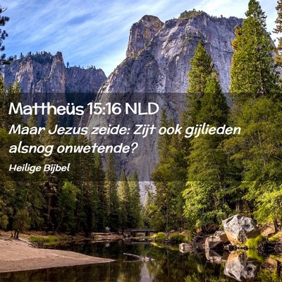 Picture 02 - Mattheüs 15:16 NLD - Maar Jezus zeide: Zijt ook gijlieden alsnog - Bible Verse Picture