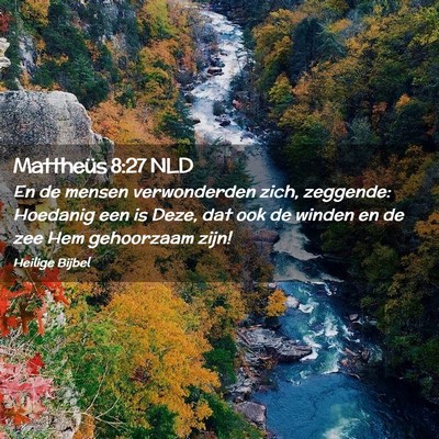 Picture 02 - Mattheüs 8:27 NLD - En de mensen verwonderden zich, zeggende: - Bible Verse Picture