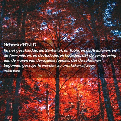 Picture 02 - Nehemia 4:7 NLD - En het geschiedde, als Sanballat, en Tobia, en de - Bible Verse Picture