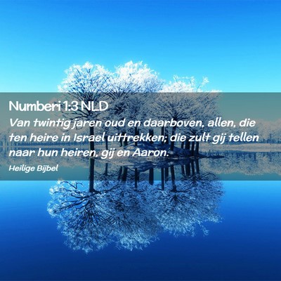 Picture 02 - Numberi 1:3 NLD - Van twintig jaren oud en daarboven, allen, die - Bible Verse Picture