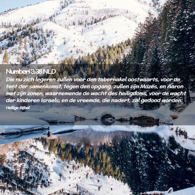 Picture 02 - Numberi 3:38 NLD - Die nu zich legeren zullen voor den tabernakel - Bible Verse Picture