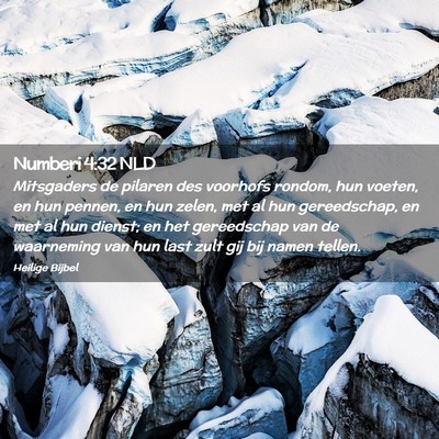 Picture 02 - Numberi 4:32 NLD - Mitsgaders de pilaren des voorhofs rondom, hun - Bible Verse Picture