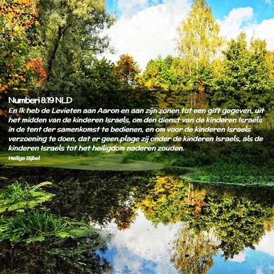 Picture 02 - Numberi 8:19 NLD - En Ik heb de Levieten aan Aaron en aan zijn zonen - Bible Verse Picture