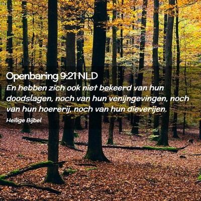 Picture 02 - Openbaring 9:21 NLD - En hebben zich ook niet bekeerd van hun - Bible Verse Picture