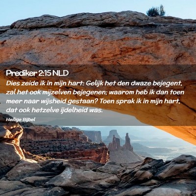 Picture 02 - Prediker 2:15 NLD - Dies zeide ik in mijn hart: Gelijk het den dwaze - Bible Verse Picture
