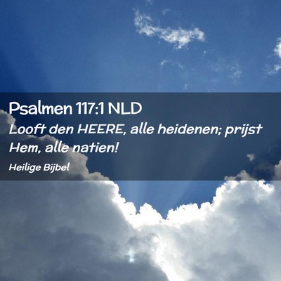 Picture 02 - Psalmen 117:1 NLD - Looft den HEERE, alle heidenen; prijst Hem, alle - Bible Verse Picture