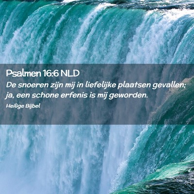 Picture 02 - Psalmen 16:6 NLD - De snoeren zijn mij in liefelijke plaatsen - Bible Verse Picture
