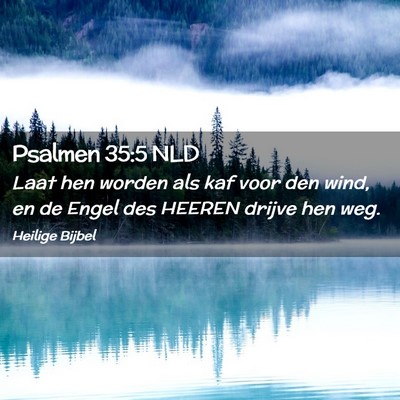 Picture 02 - Psalmen 35:5 NLD - Laat hen worden als kaf voor den wind, en de - Bible Verse Picture