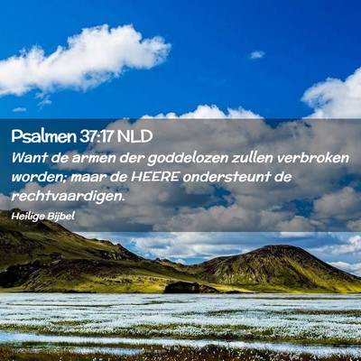 Picture 02 - Psalmen 37:17 NLD - Want de armen der goddelozen zullen verbroken - Bible Verse Picture