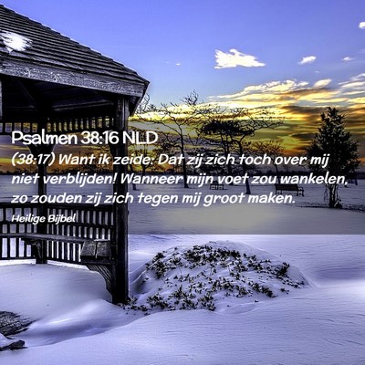 Picture 02 - Psalmen 38:16 NLD - (38:17) Want ik zeide: Dat zij zich toch over mij - Bible Verse Picture