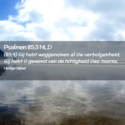 Picture 02 - Psalmen 85:3 NLD - (85:4) Gij hebt weggenomen al Uw verbolgenheid; - Bible Verse Picture