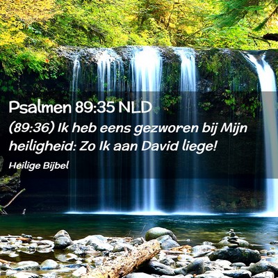 Picture 02 - Psalmen 89:35 NLD - (89:36) Ik heb eens gezworen bij Mijn heiligheid: - Bible Verse Picture