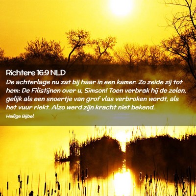 Picture 02 - Richtere 16:9 NLD - De achterlage nu zat bij haar in een kamer. Zo - Bible Verse Picture