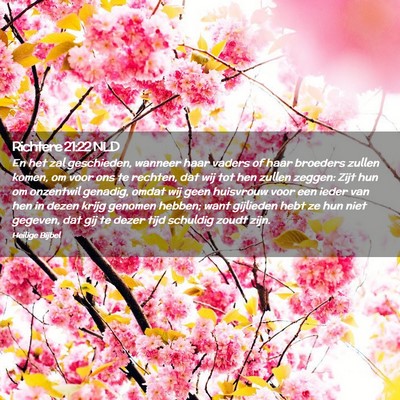 Picture 02 - Richtere 21:22 NLD - En het zal geschieden, wanneer haar vaders of - Bible Verse Picture