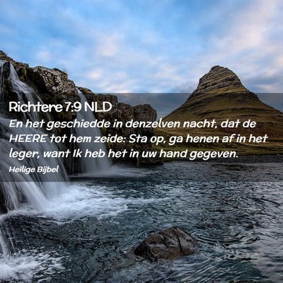 Picture 02 - Richtere 7:9 NLD - En het geschiedde in denzelven nacht, dat de - Bible Verse Picture