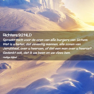 Picture 02 - Richtere 9:2 NLD - Spreekt toch voor de oren van alle burgers van - Bible Verse Picture