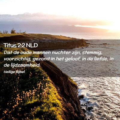 Picture 02 - Titus 2:2 NLD - Dat de oude mannen nuchter zijn, stemmig, - Bible Verse Picture