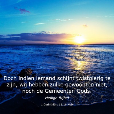 Picture 03 - 1 Corinthiërs 11:16 NLD - Doch indien iemand schijnt twistgierig te zijn, - Bible Verse Picture