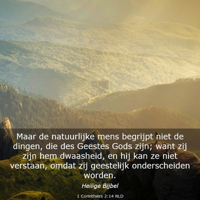 Picture 03 - 1 Corinthiërs 2:14 NLD - Maar de natuurlijke mens begrijpt niet de dingen, - Bible Verse Picture