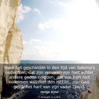 Picture 03 - 1 Koningen 11:4 NLD - Want het geschiedde in den tijd van Salomo's - Bible Verse Picture
