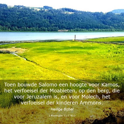 Picture 03 - 1 Koningen 11:7 NLD - Toen bouwde Salomo een hoogte voor Kamos, het - Bible Verse Picture