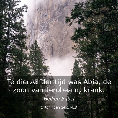 Picture 03 - 1 Koningen 14:1 NLD - Te dierzelfder tijd was Abia, de zoon van - Bible Verse Picture