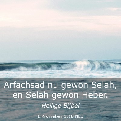 Picture 03 - 1 Kronieken 1:18 NLD - Arfachsad nu gewon Selah, en Selah gewon - Bible Verse Picture