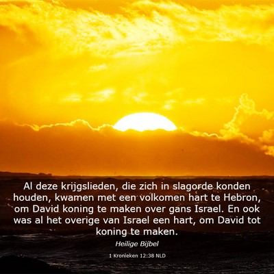 Picture 03 - 1 Kronieken 12:38 NLD - Al deze krijgslieden, die zich in slagorde konden - Bible Verse Picture