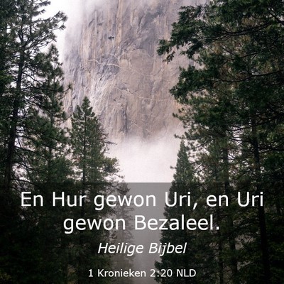 Picture 03 - 1 Kronieken 2:20 NLD - En Hur gewon Uri, en Uri gewon - Bible Verse Picture
