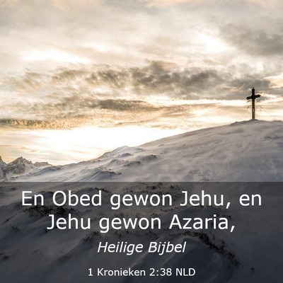 Picture 03 - 1 Kronieken 2:38 NLD - En Obed gewon Jehu, en Jehu gewon - Bible Verse Picture